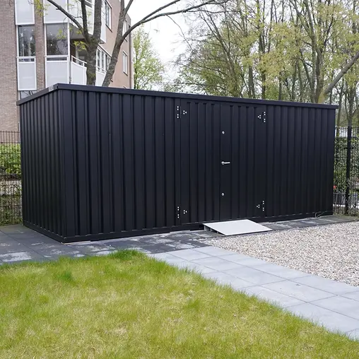 Conteneur de stockage 5 x 2 mètres – avec double porte grand coté – Image 3