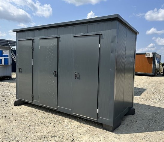 Conteneur Sanitaire 3 Cabines : WC, Urinoir + Chaudière, Douche – Image 6