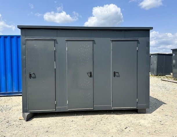 Conteneur Sanitaire 3 Cabines : WC, Urinoir + Chaudière, Douche – Image 5