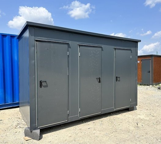 Conteneur Sanitaire 3 Cabines : WC, Urinoir + Chaudière, Douche – Image 11